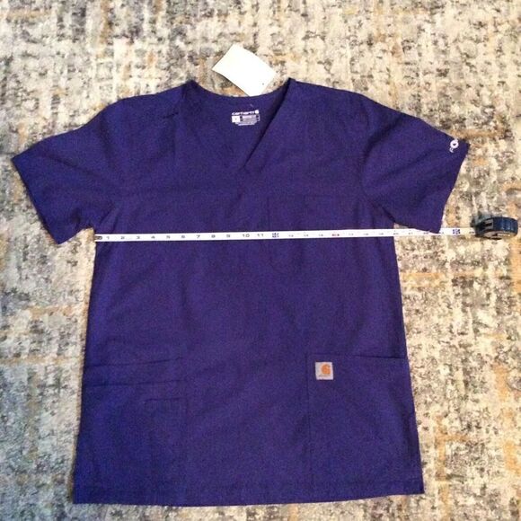CARHARTT WOMEN’S MODERN FIT SCRUB TOP! NWT! SZ S - Picture 5 of 9